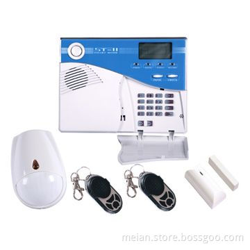 Alarm System, LCD Display, 40 Zones Contact ID, GSM PSTN Module, Landline/Cellphone SIM Card